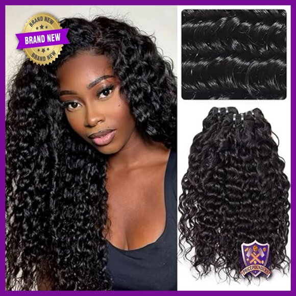 Water Wave Human Hair Bundles 16-20 Inch 100% Human Hair Quick Weave main image 6